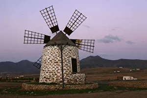 Windmill near Tefia, Fuerteventura, Canary Islands