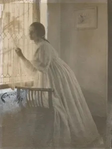 At the Window, 1896. Creator: Clarence H. White (American, 1871-1925)