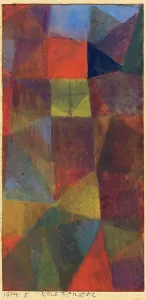 Modernity Prints: The window, 1914. Creator: Klee, Paul (1879-1940)