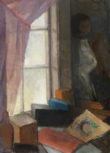 Caven Alvar Prints: By the Window, 1918. Creator: Alvar Cawén