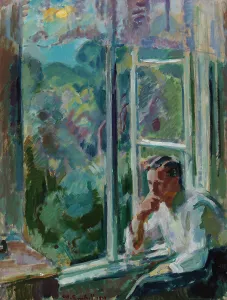 Open Window Prints: By the Window, 1919. Creator: Magnus Enckell