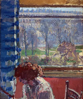 Freddy Gore Prints: The window, c1910. Creator: Spencer Gore