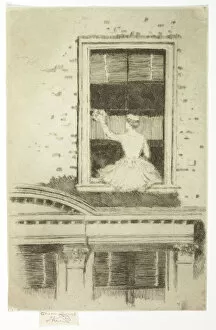The Window Cleaner, 1889. Creator: Theodore Roussel