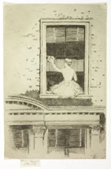 Chore Gallery: The Window Cleaner, 1889. Creator: Theodore Roussel