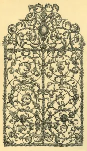 Window grille, 1700-1750, (1881). Creator: J Brooke