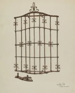 Window Grille, 1935 / 1942. Creator: Geoffrey Holt