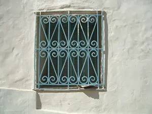 Window grille, Sousse, Tunisia, 2009. Creator: Amanda Waite