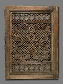 Geometrical Collection: Window Screen (Mashrabiyya), Morocco, 17th / 18th century. Creator: Unknown