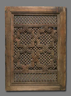 North Africa Collection: Window Screen (Mashrabiyya), Morocco, 17th / 18th century. Creator: Unknown