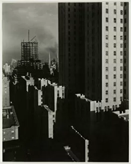 Apartment Gallery: From My Window at the Shelton, West, 1931. Creator: Alfred Stieglitz