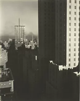 Images Dated 21st September 2021: From My Window at the Shelton, West, 1931. Creator: Alfred Stieglitz