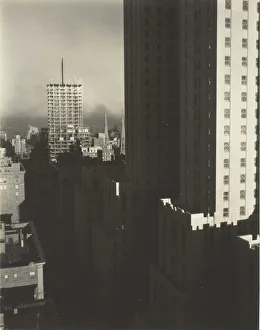 From My Window at the Shelton, West, 1931. Creator: Alfred Stieglitz