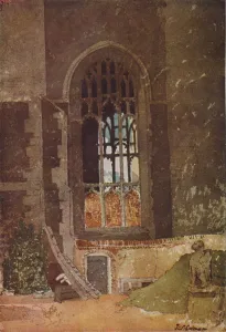 Cotman Prints: Window between St. Andrews Hall and the Dutch Church