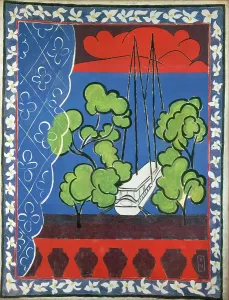 Matisse Prints: Window at Tahiti II, 1935. Creator: Matisse, Henri (1869-1954)