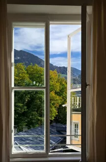 Rooftop Gallery: Window View, Salzburg. Creator: Tom Artin