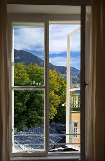 Tom Artin Prints: Window View, Salzburg. Creator: Tom Artin