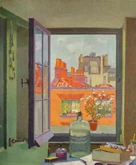 Window Frame Gallery: A Window in Warren Street, c1922. Artist: F Gregory Brown