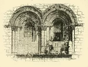 Ollier Edmund Gallery: Windows of the Church of the Holy Sepulchre, Jerusalem, 1890. Creator: Unknown