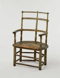 Maple Wood Prints: Windsor Armchair, 1785 / 1820. Creator: Unknown