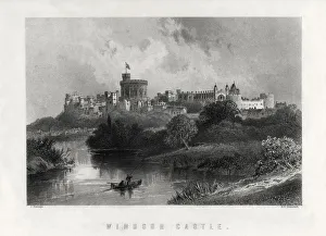 Windsor Castle, England, 1883. Artist: Edward Paxman Brandard