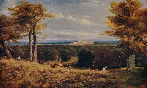 David The Elder Prints: Windsor Castle from the Great Park, 1846. Artist: David Cox the elder