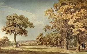 Edward Gordon Wenham Collection: Windsor Castle from the Great Park Near the End of the Long Walk, 1740-1798, (1934)