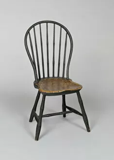 Cutter Gallery: Windsor Side Chair, 1800 / 25. Creator: D. E. Cutter