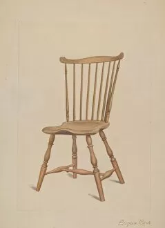 Eugene Croe Gallery: Windsor Chair, c. 1936. Creator: Eugene Croe