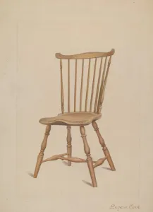 Eugene Croe Gallery: Windsor Chair, c. 1936. Creator: Eugene Croe