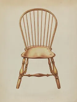 Windsor Chair Prints: Windsor Chair, c. 1936. Creator: Gerald Bernhardt