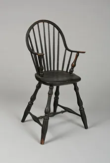 Windsor High Chair, 1790/1800. Creator: Unknown Windsor High Chair, 1790/1800. Creator: Unknown