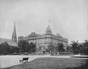 Quebec Prints: Windsor Hotel, Montreal, Canada, c1897. Creator: Unknown