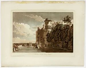 Windsor Terrace Looking Eastward, 1809. Creator: Paul Sandby Windsor Terrace Looking Eastward, 1809. Creator: Paul Sandby