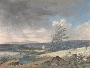Louis Gabriel Moreau Prints: Windswept Landscape, n. d Creator: Louis Gabriel Moreau