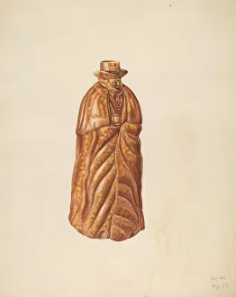 Al Curry Collection: Wine Bottle, c. 1938. Creator: Al Curry