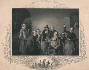 Drinking Collection: The Wine Commission, mid 19th century. Creator: AH Payne