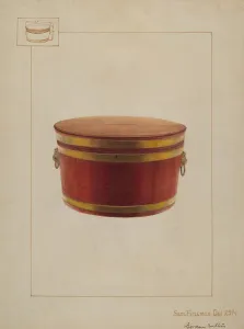 Samuel Fineman Prints: Wine Cooler with Cover, c. 1937. Creator: Samuel Fineman