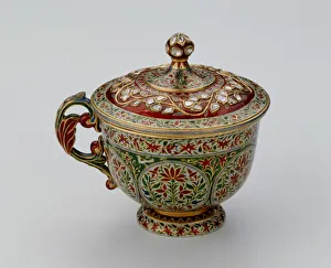 Technique Prints: Wine Cup with Cover, 18th / 19th century. Creator: Unknown