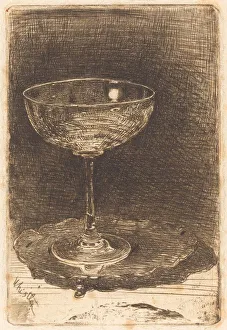 Crystal Prints: The Wine-Glass, 1858. Creator: James Abbott McNeill Whistler