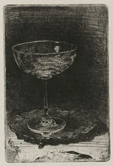 The Wine Glass, 1858. Creator: James Abbott McNeill Whistler