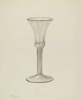 Wine Glass, 1935/1942. Creator: Palmyra Pimentel