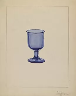 Wine Glass, c. 1937. Creator: Rolland Livingstone