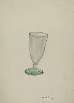 Wine Glass, c. 1940. Creator: Paul Ward