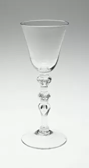Wine Glass, England, c. 1786. Creator: David Wolff