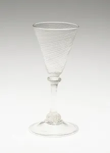 Spiral Collection: Wine Glass, Europe, 1700 / 50. Creator: Unknown