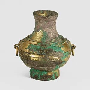 Reproduction Bronze Wine Jar - Han Dynasty Style Reproduction Bronze Wine Jar - Han Dynasty Style