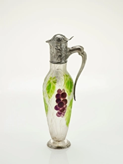 Wine Jug Prints: Wine jug, about 1906. Creators: Tiffany & Co, Tiffany Glass