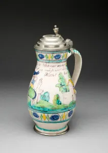 Fa And Xef Prints: Wine Jug, Gmunden, 1800 / 25. Creator: Unknown