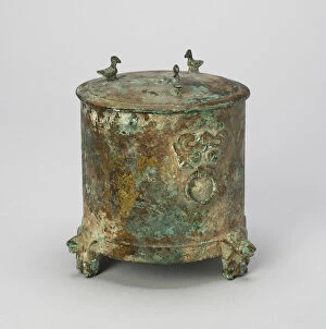 2nd Century Bc Collection: Wine Warmer (Zun), Western Han dynasty (206 B.C.-A.D. 9), 2nd / 1st century B.C