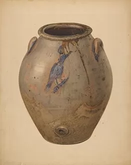 Perched Gallery: Wine or Water Jar, c. 1940. Creator: Giacinto Capelli